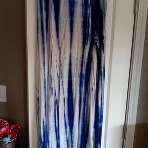Tye dye  swim cover maxi skirt summer cover